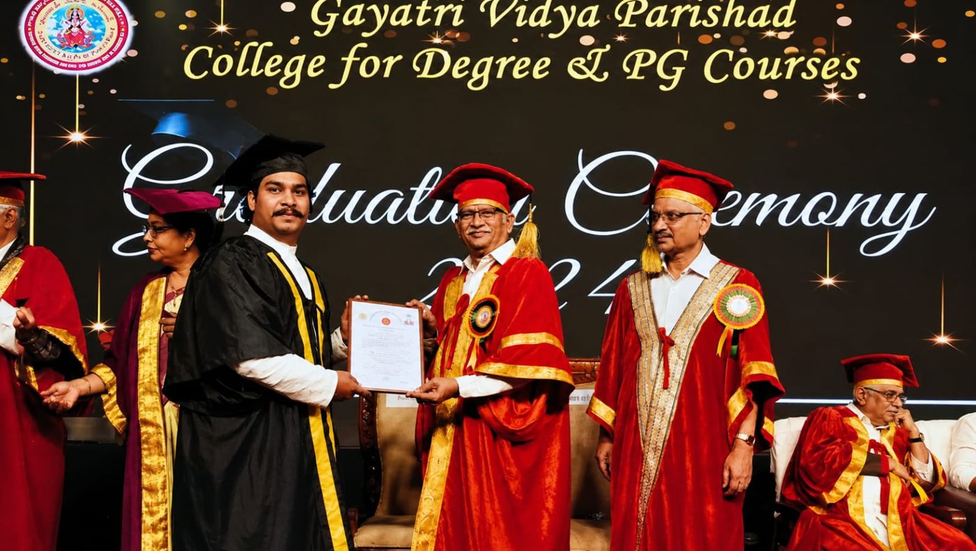 Graduation ceremony, GVPCDPGC, Visakhapatnam.