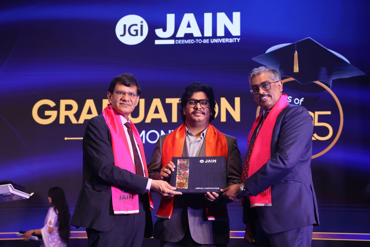 MBA in Data Science & Analytics — graduation, Jain University.