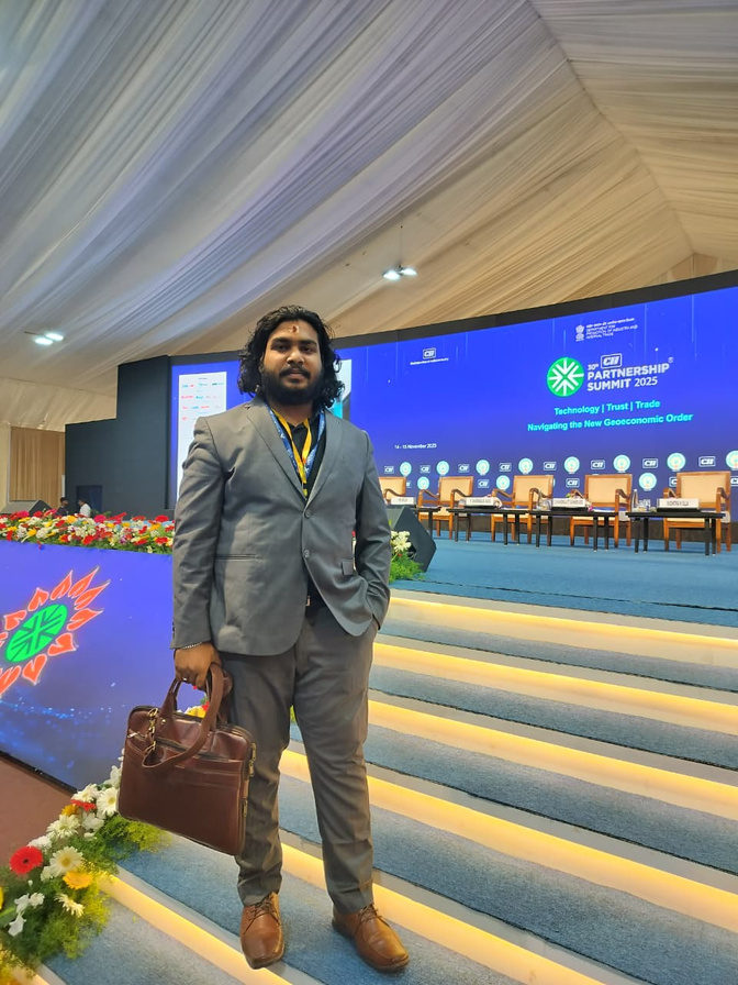 Venkatesh Kadali at the 30th CII Partnership Summit