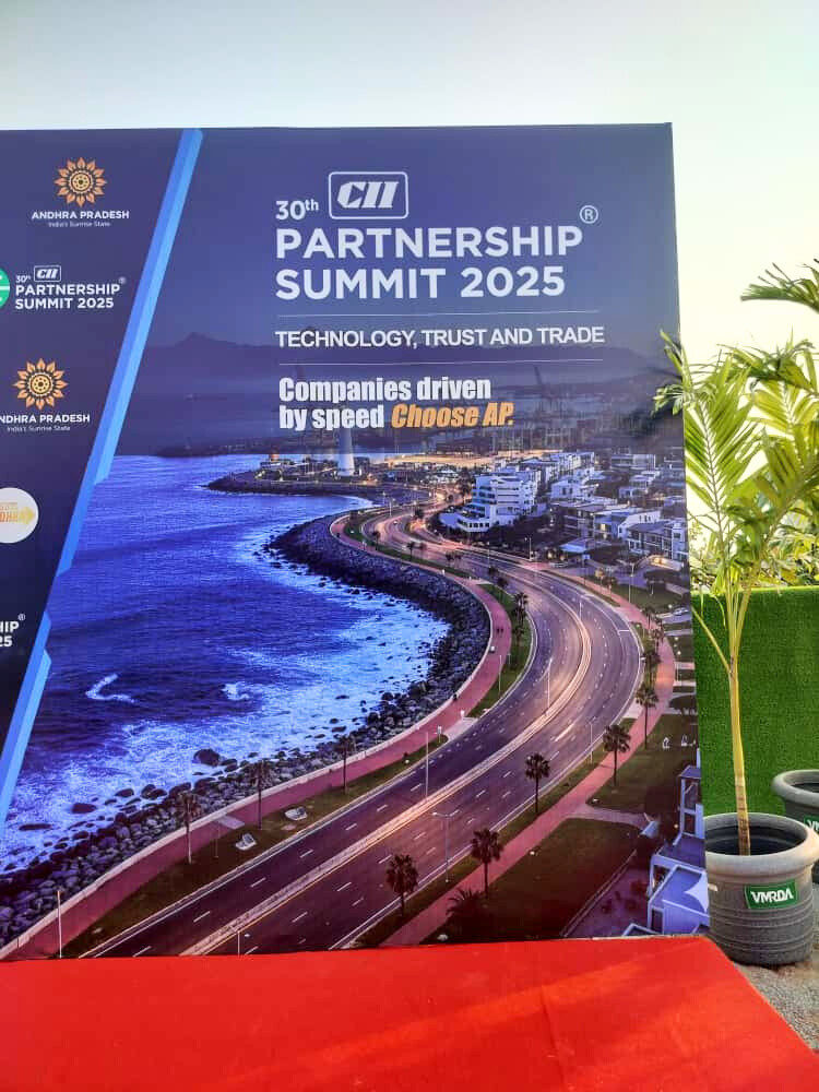 30th CII Partnership Summit 2025 standee