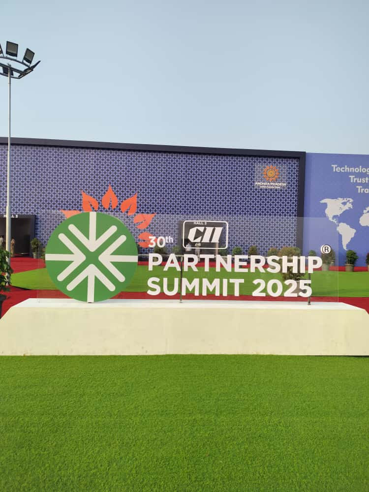 Partnership Summit 2025 signage at the venue