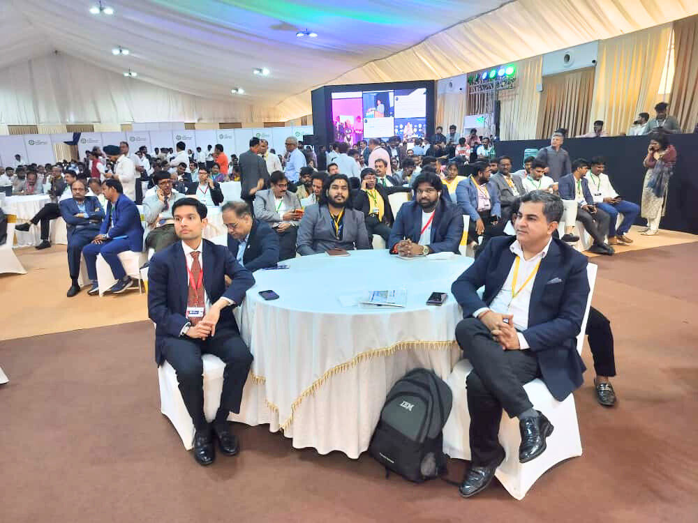 Delegates seated in the summit hall
