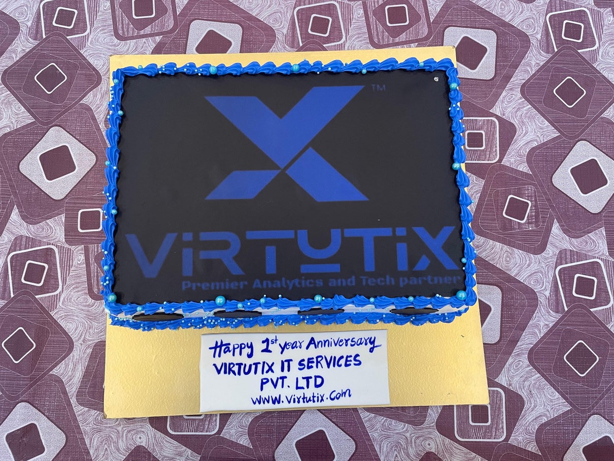 The Virtutix IT anniversary cake