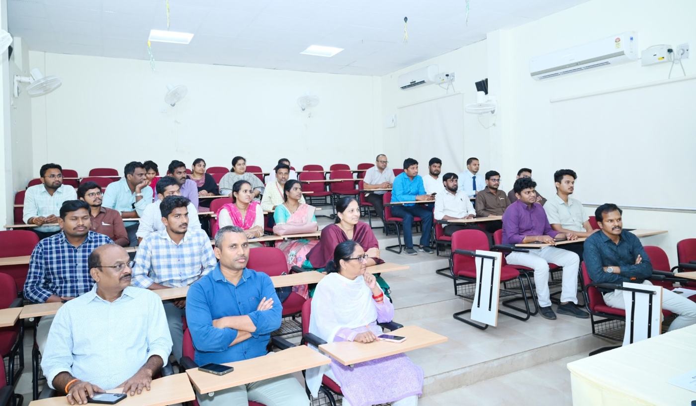 Faculty participants in the seminar hall