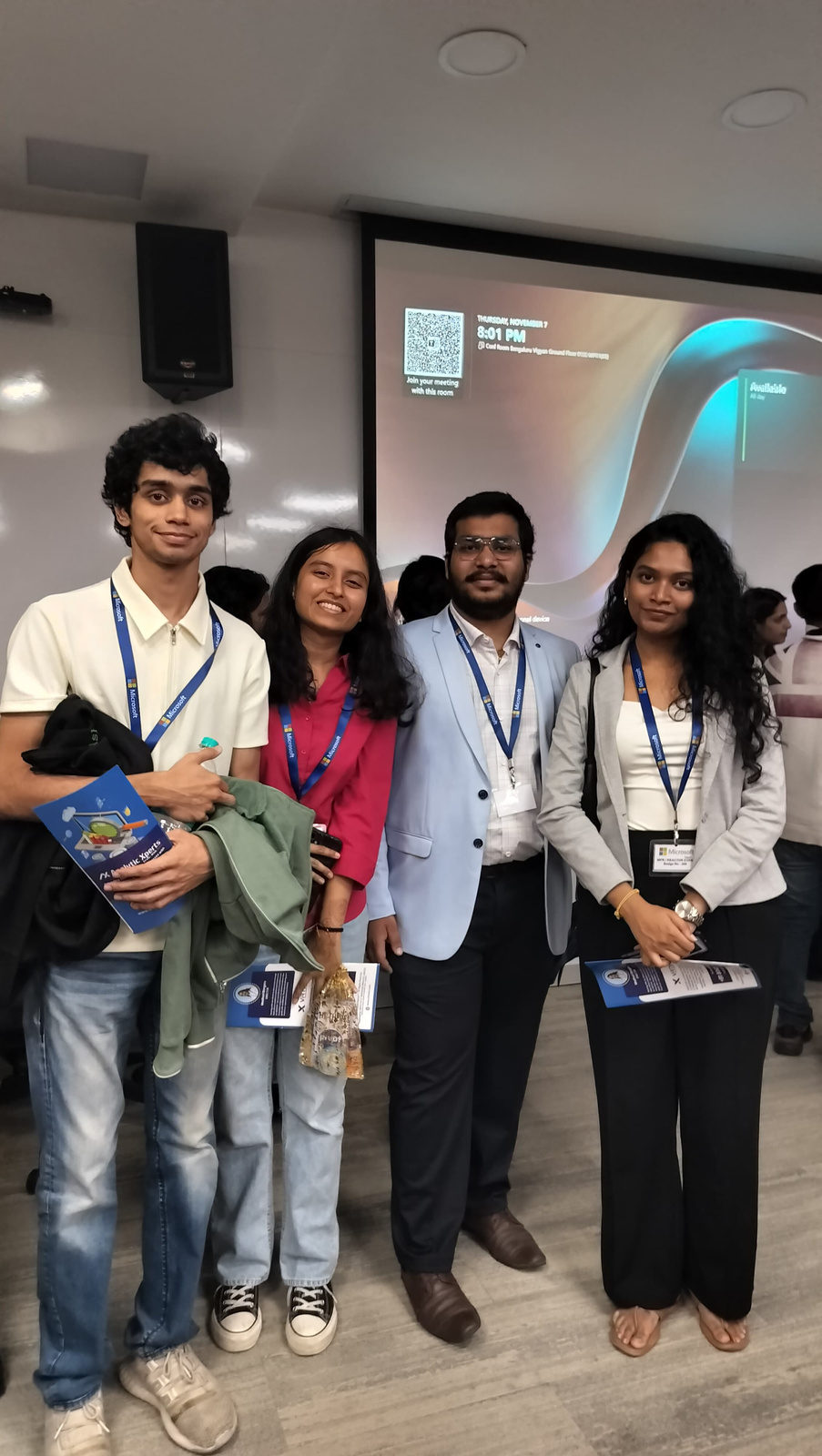 Venkatesh Kadali with young content creators