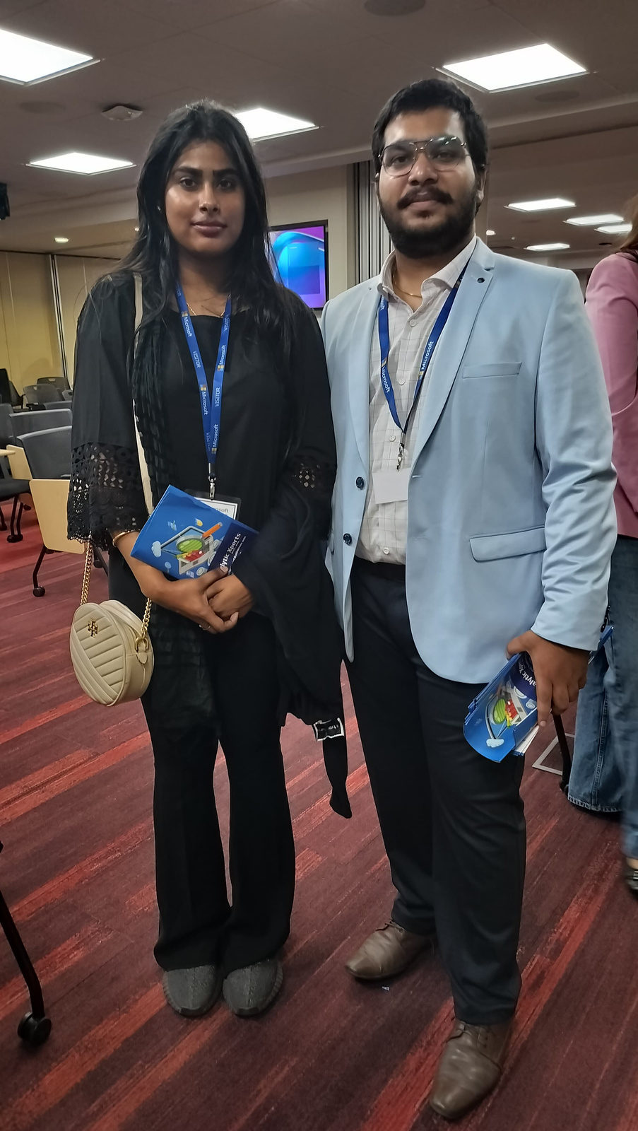 Venkatesh Kadali with Ms. Aiman Shifa