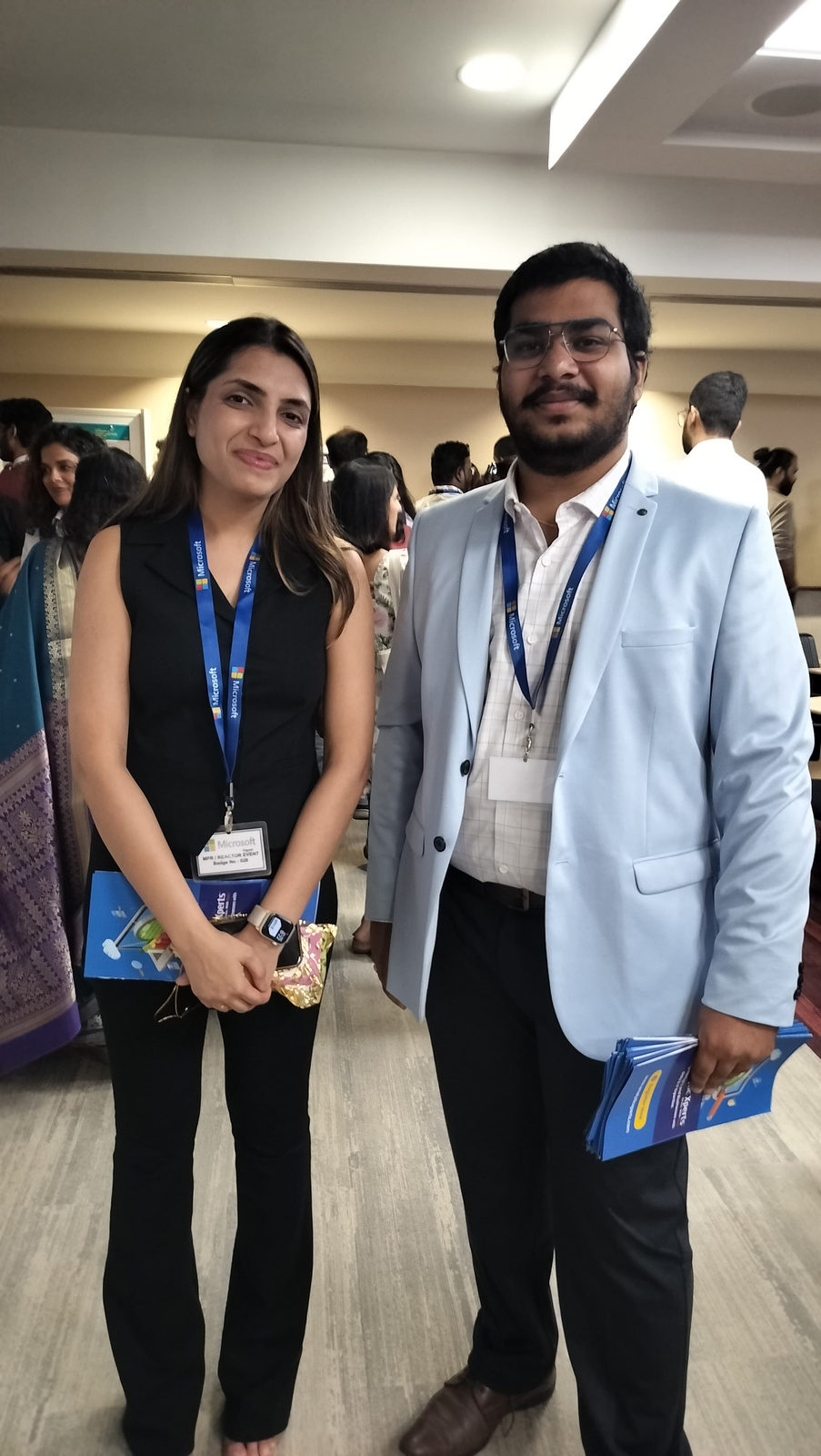 Venkatesh Kadali with Ms. Gayatri Agrawal