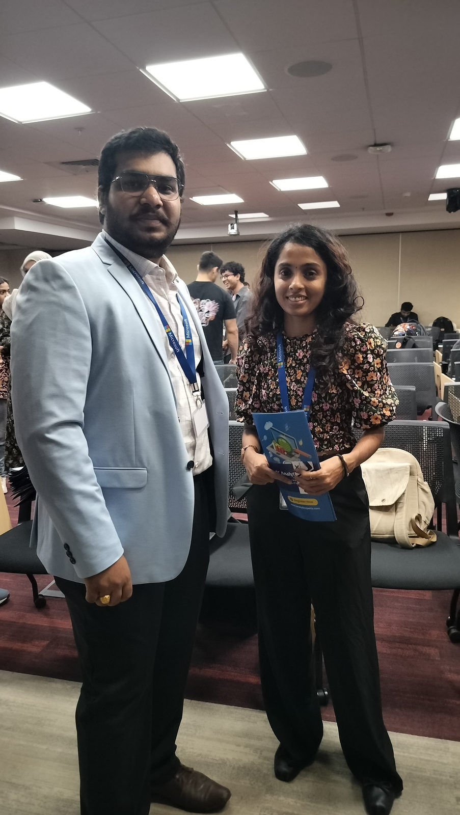 Venkatesh Kadali with a content creator