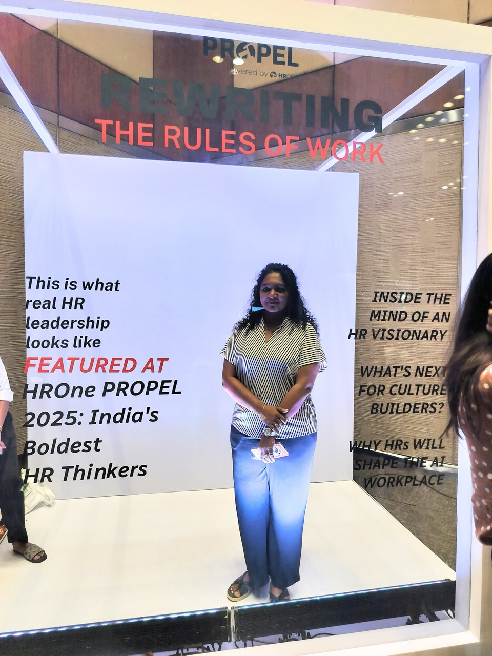 Attendee at the Featured at ProPEL photo wall
