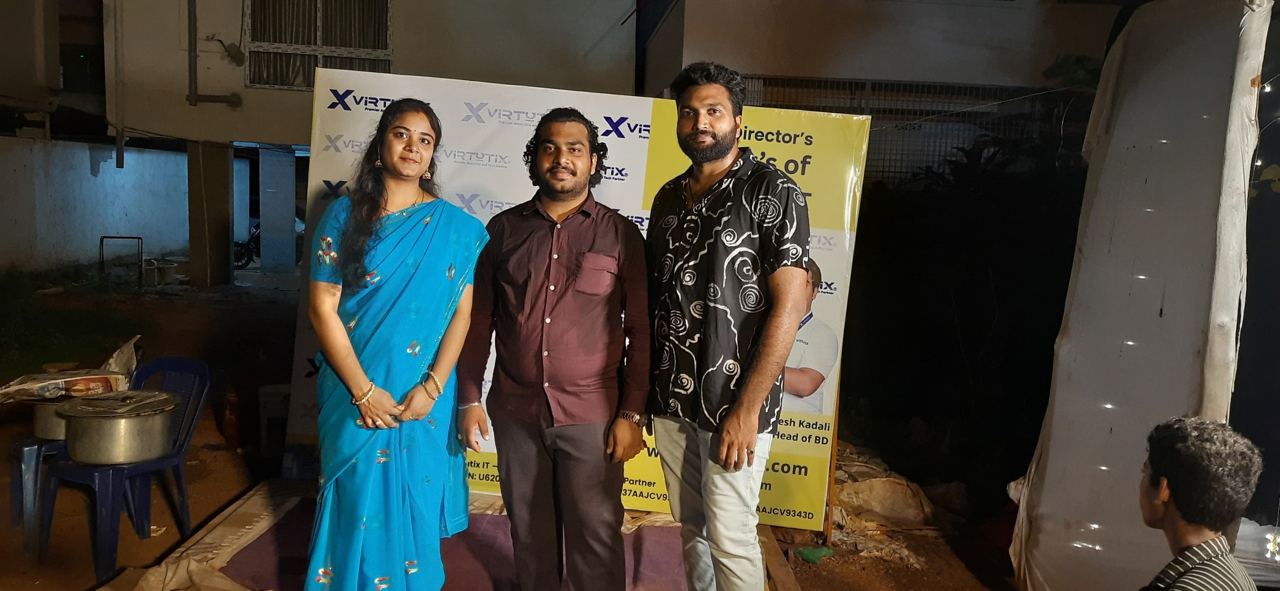 Organisers at the Virtutix IT sponsor wall