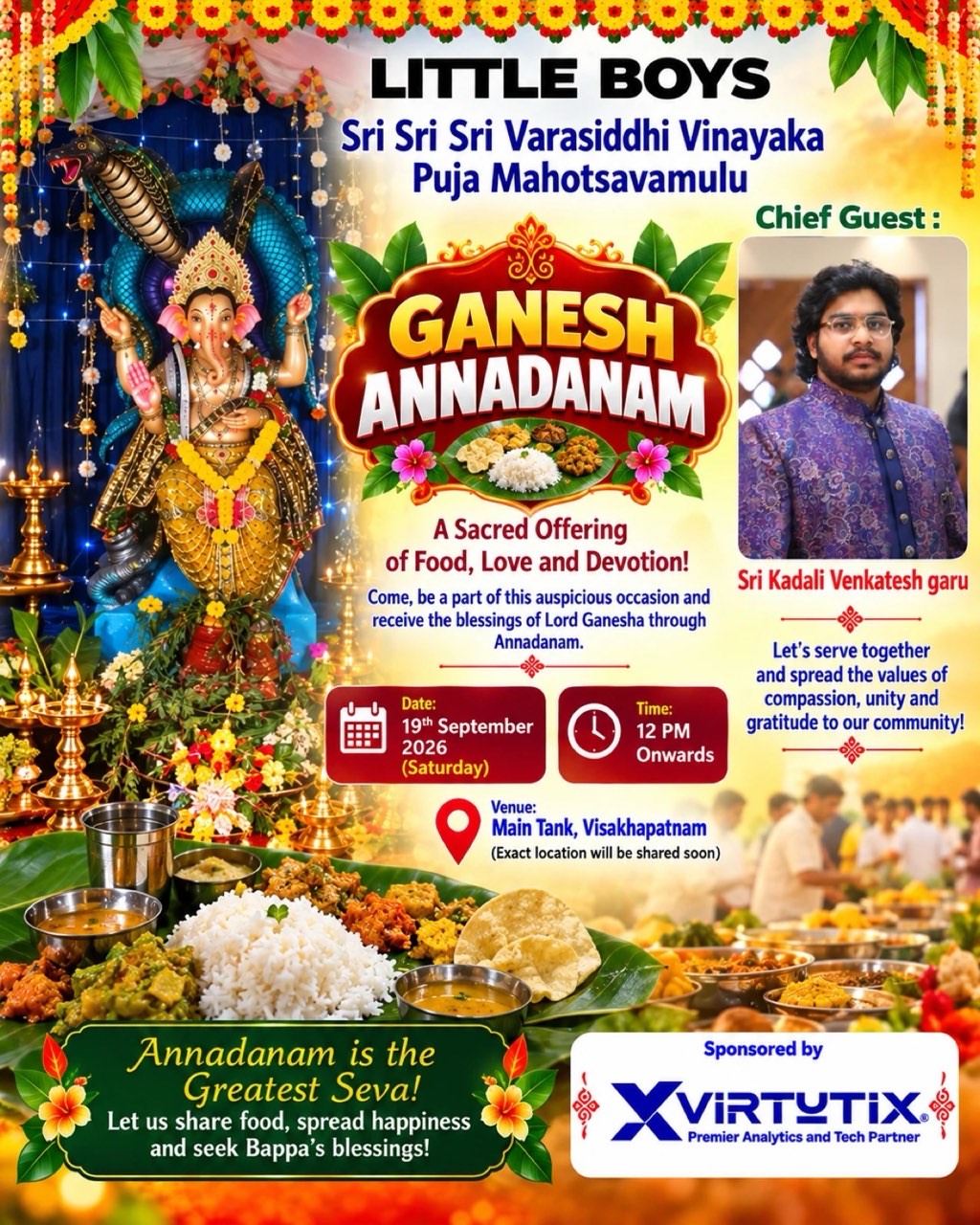 Ganesh Annadanam poster, 19 September 2026
