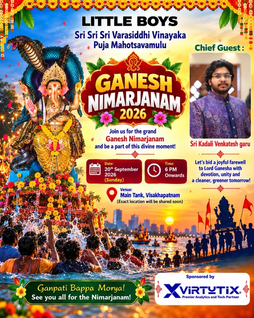 Ganesh Nimarjanam poster, 20 September 2026