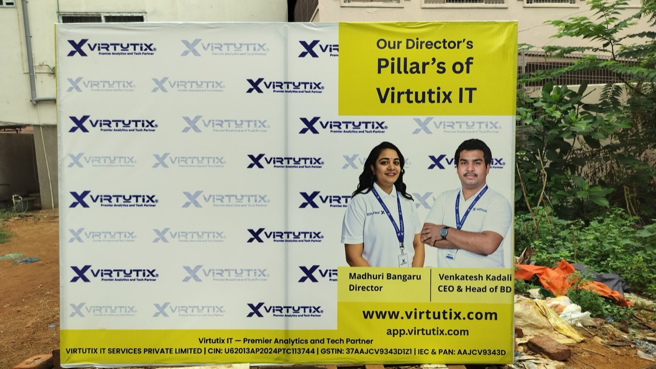 Virtutix IT sponsor banner at the festival