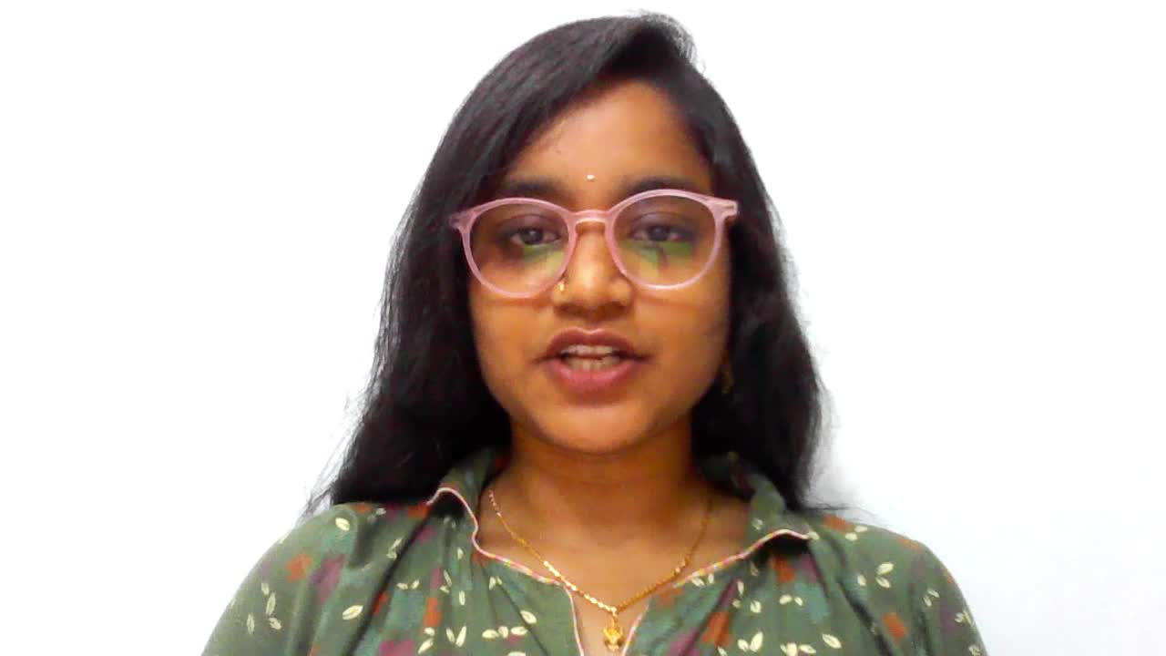 A team member sharing a Yoga Day message