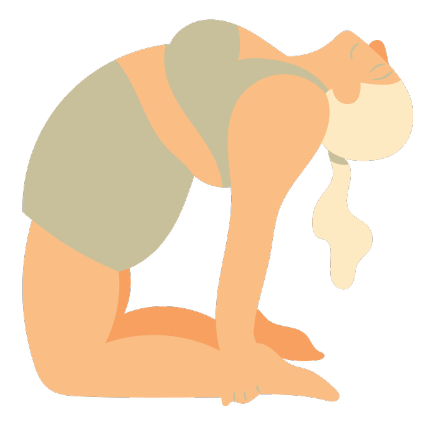 Illustration of a yoga pose