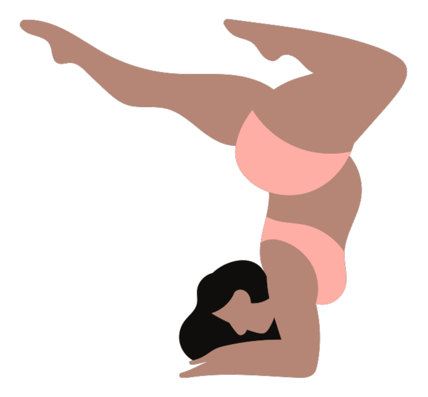 Illustration of a yoga pose