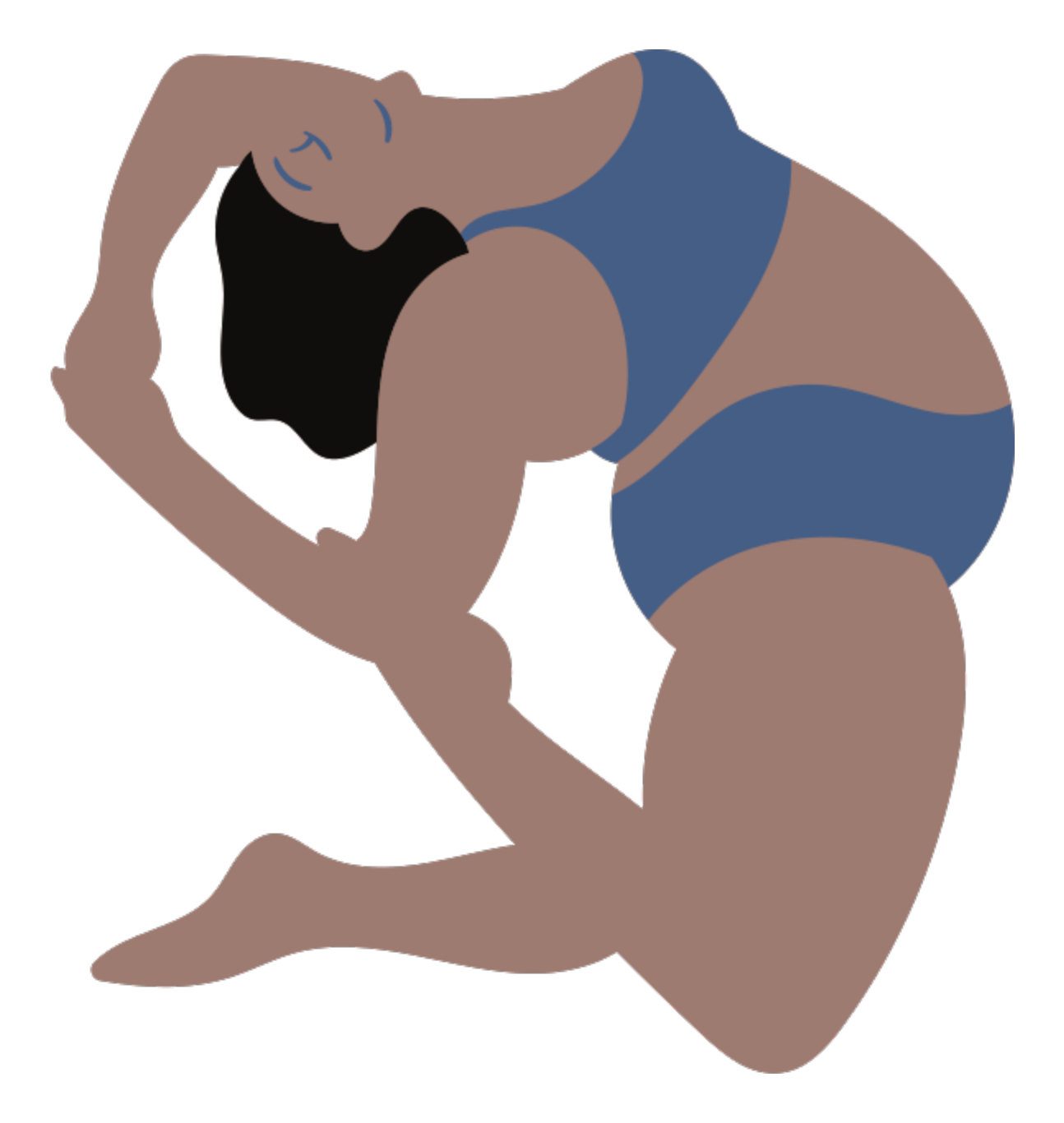 Illustration of a strength pose