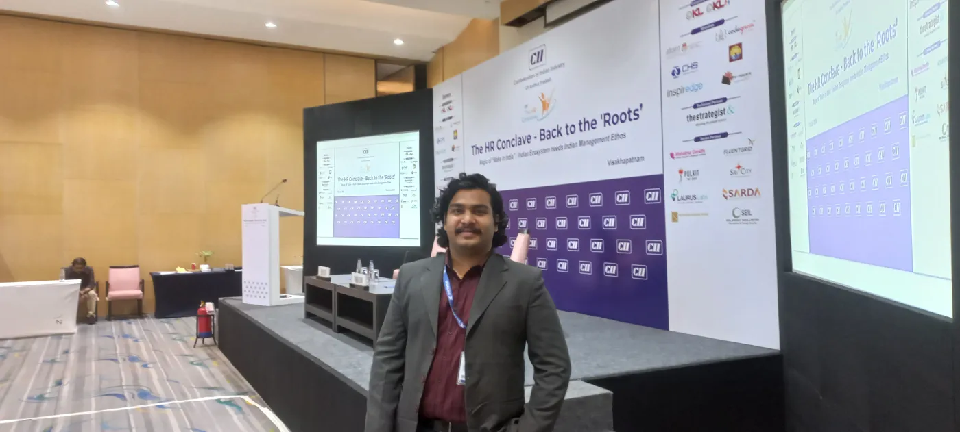 Venkatesh Kadali at the CII HR Conclave